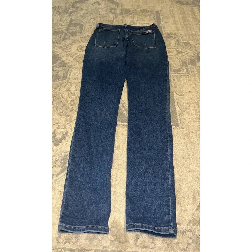 Hudson Jeans‎ Womens Sz 25 Blue Denim Blair Skinny Denim Cotton Stretch